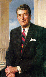 Official Portrait of President Reagan